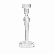 Vintage Style Glass Candlestick Holder