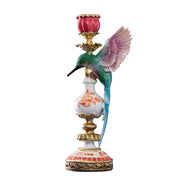 Candle Holder Hummingbird Polyresin