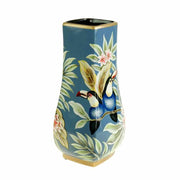 Vase Tropics Porcelain, Hand painted