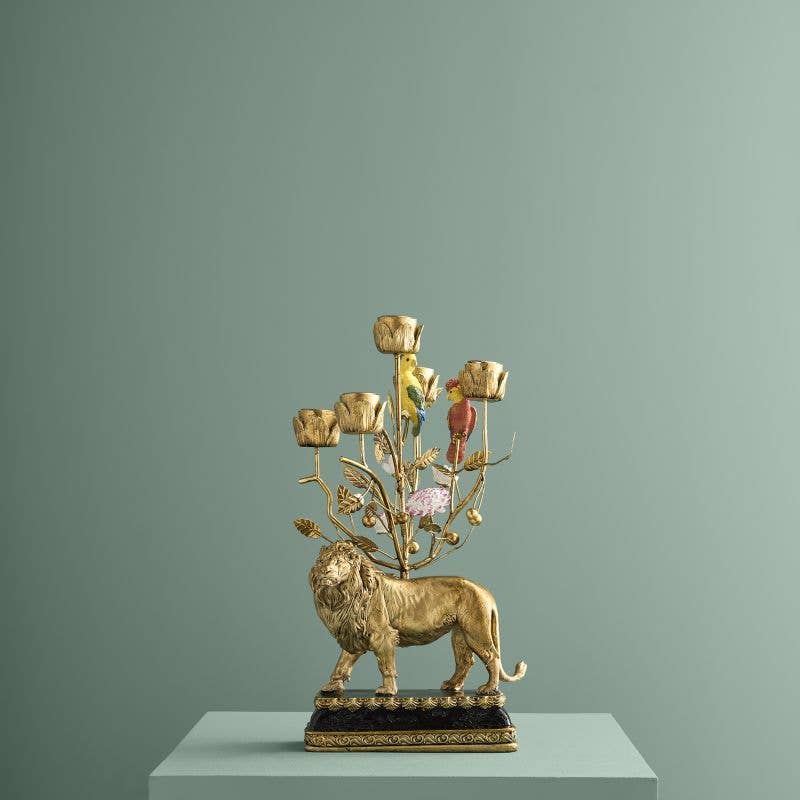 Candleholder Lion