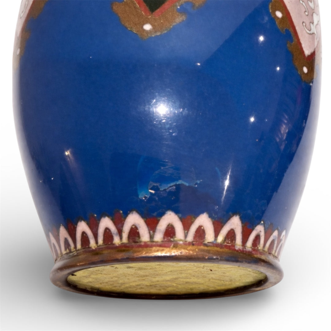 Pair of Japanese Cloisonné Vases