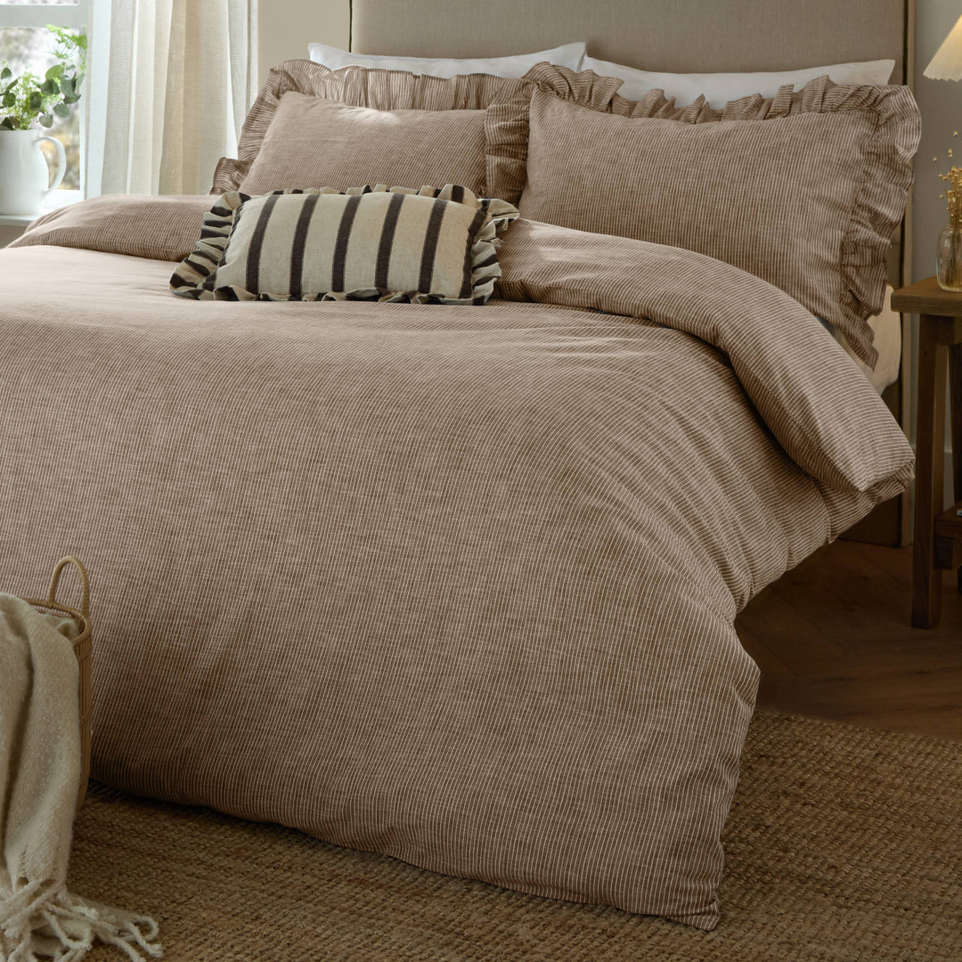 Margot 100% Cotton Duvet Set Mole