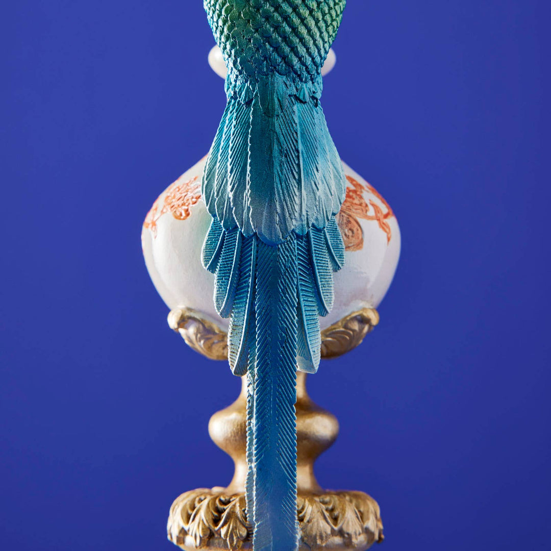 Candle Holder Hummingbird Polyresin