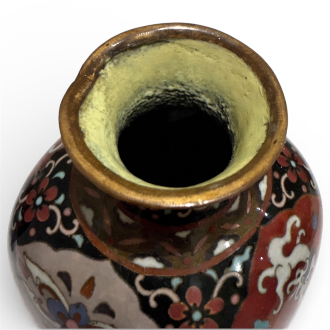 Pair of Japanese Cloisonné Vases