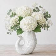 White Fish Vase / Jug