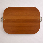 Vintage Italian Etched Glass Vanity or Drinks Tray, Mid-20th Century