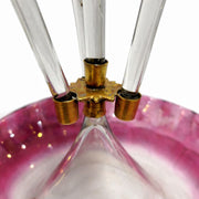 Victorian Cranberry Glass Epergne, Late 19th Century
