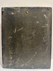 Antique Continental Landscape Painting in Rococo Revival Gilt Frame c.1900