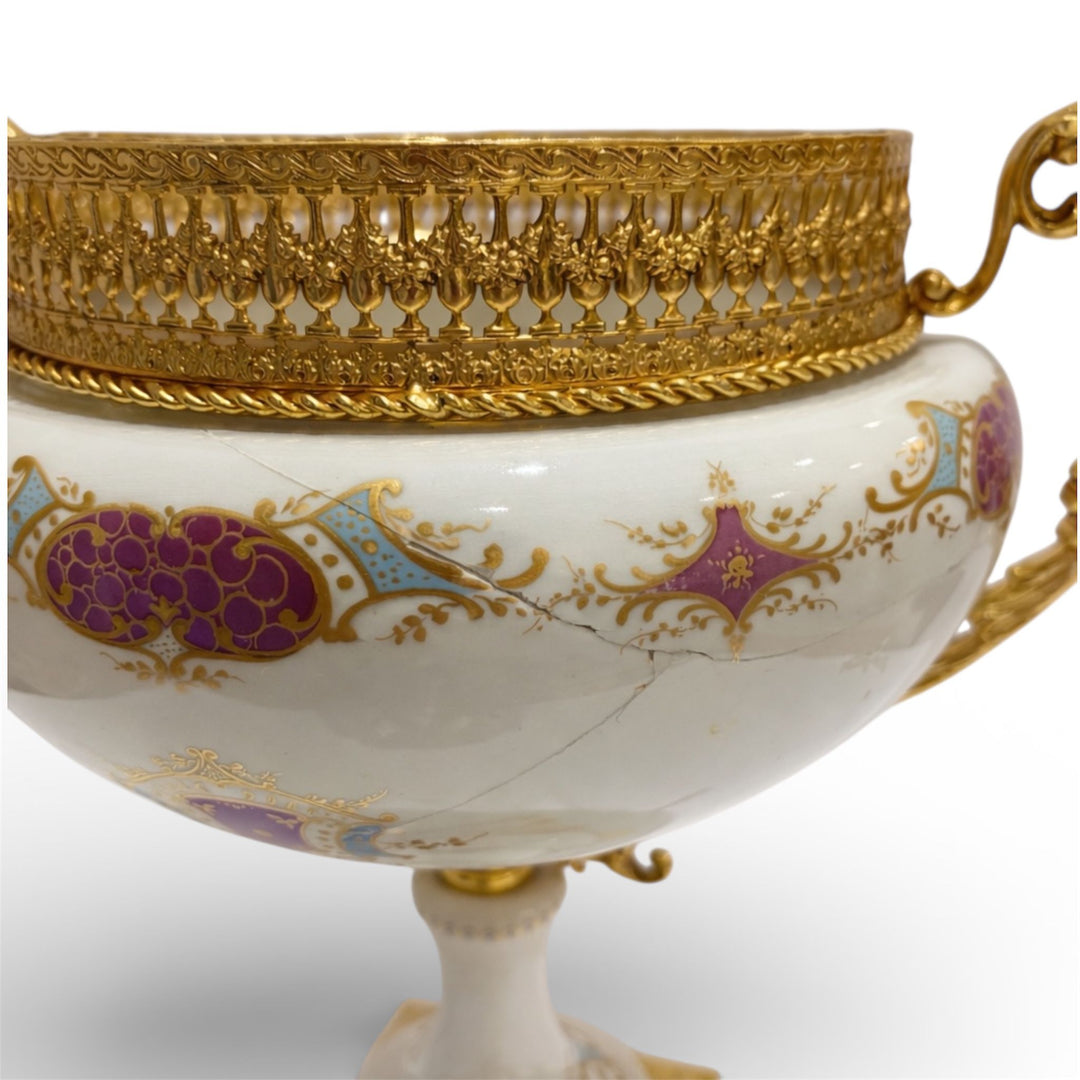 French Ormolu-Mounted Porcelain Urn - France, late 19th century (circa 1870–1900)