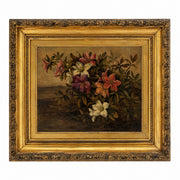 Late 19th Century Floral Still Life Oil Painting (c.1890) Gilt Frame