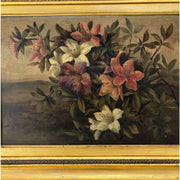Late 19th Century Floral Still Life Oil Painting (c.1890) Gilt Frame