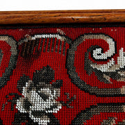 Victorian Beadwork & Needlepoint Tray by Wylie & Lochhead, Glasgow, c.1880