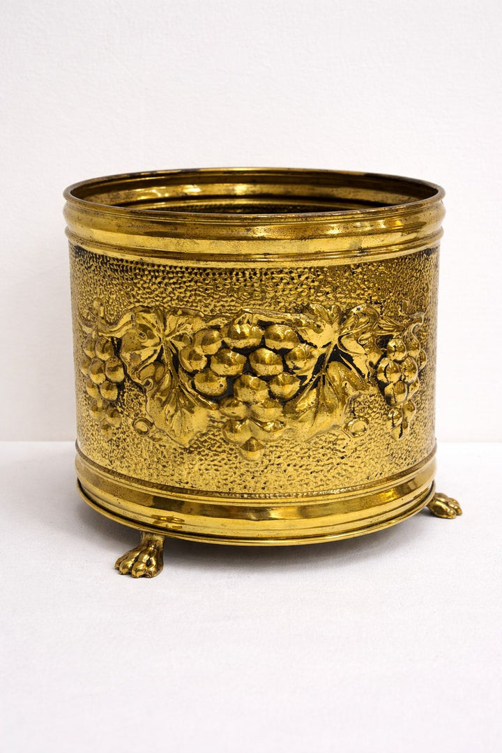 Vintage Brass Jardinière / Planter by Lombard, England