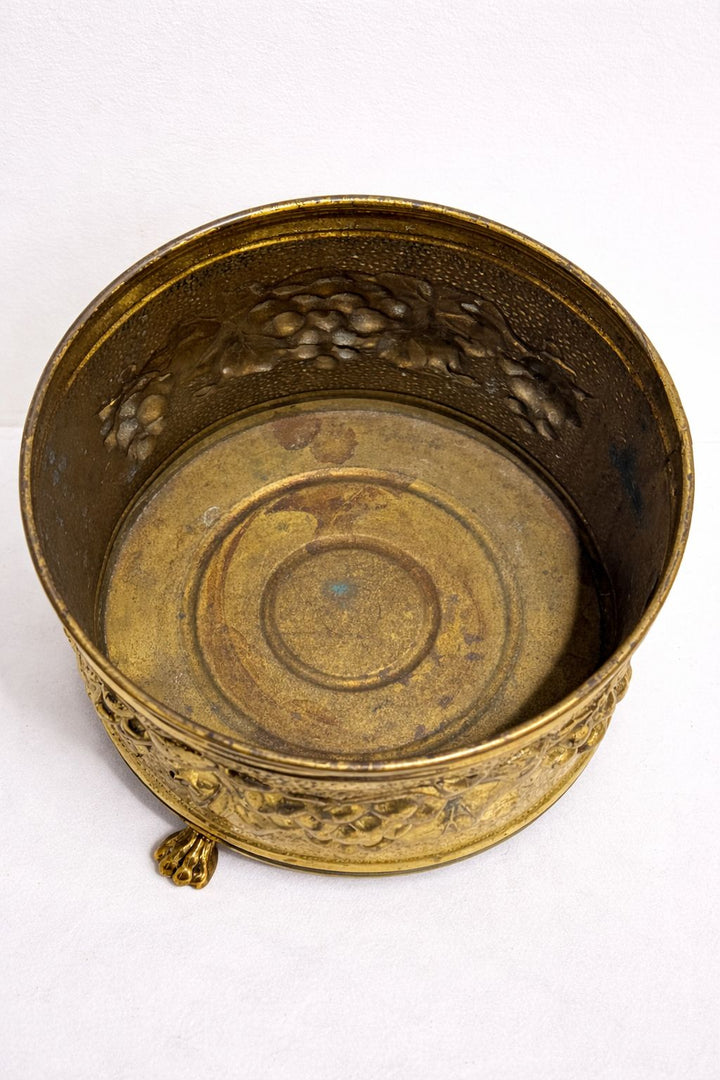 Vintage Brass Jardinière / Planter by Lombard, England