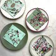 Rose Flower Garden - Paper Napkins- FSC paper-made in Europe