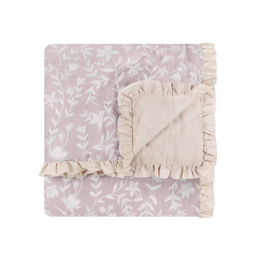 Amelia Quilted Bedspread Blush
