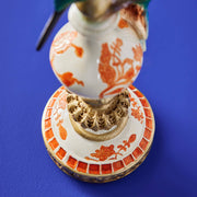 Candle Holder Hummingbird Polyresin
