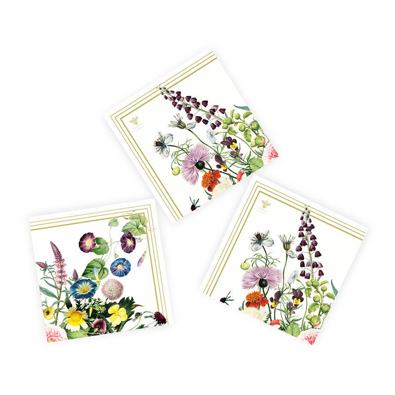A Flower garden FSC Paper napkins- made in Europe