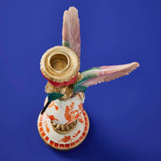 Candle Holder Hummingbird Polyresin