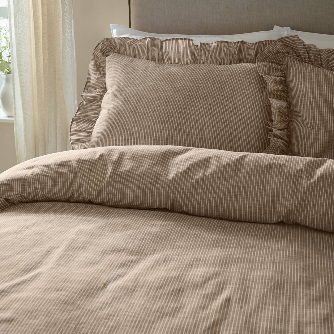 Margot 100% Cotton Duvet Set Mole